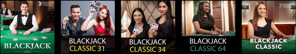 Blackjack en ligne dans un casino en direct